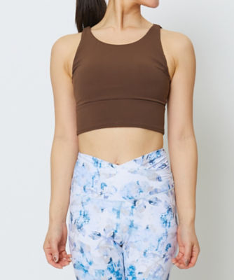 ＜Julier Yoga and Relax＞定番　ＹＯＧＡ　ＦＩＴショートトップス／パット付き　Ｂ１９３３ＴＵＢ０１４