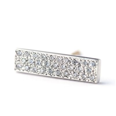 「Ｌｅｔｔｅｒ」ピアス ダイヤモンド （※シングル）