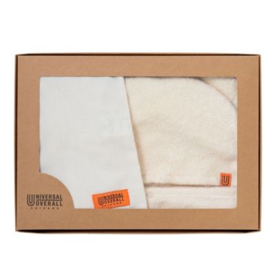 UNIVERSAL OVERALL (Baby&Kids)/ユニバーサルオーバーオール ベビーギフトセット フード付きバスタオル&巾着袋