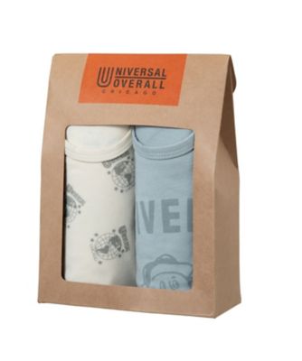 UNIVERSAL OVERALL (Baby&Kids)/ユニバーサルオーバーオール ベビー小物ギフトセット 半袖ボディミニ2P