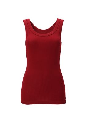 【新品】BORDERS at BALCONY リブタンクトップ　38 BASIC RIB TANK BA2211ー2D－06 | BORDERS at