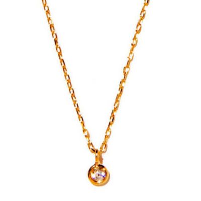 ＜les bonbon (Women)＞ｄｉａｍｏｎｄ　ｃｈａｉｎ　ｎｅｃｋｌａｃｅ