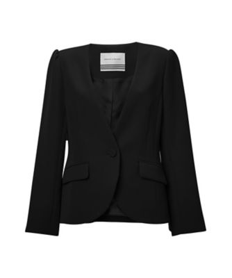 ＜BORDERS at BALCONY (Women)＞ＴＷＩＬＬ　ＪＡＣＫＥＴ　ＢＤ１１１１ー３Ｂー２１