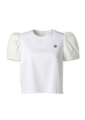 ＜BORDERS at BALCONY (Women)＞ＳＨＩＲＴ　ＰＵＦＦ　ＴＥＥ