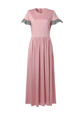 ボーダーアットバルコニー RUFFLED MAXI DRESS ピンク Mサイズ ...