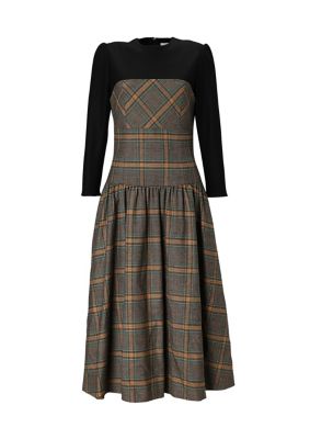 ＰＬＡＩＤ ＭＩＤＩ ＤＲＥＳＳ | ファッション・服 | 三越伊勢丹