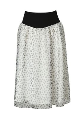 ＜BORDERS at BALCONY (Women)＞ＯＲＧＡＮＤＹ　ＰＲＩＮＴＥＤ　ＳＫＩＲＴ