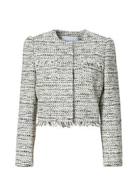 ＜BORDERS at BALCONY (Women)＞ＴＷＥＥＤ　ＳＨＯＲＴ　ＪＡＣＫＥＴ