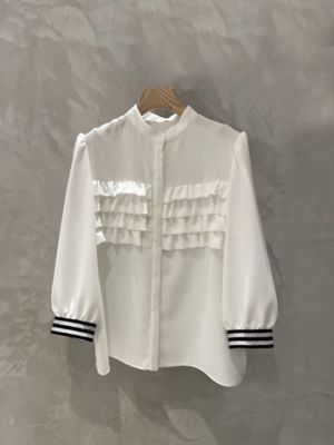 定番ＦＲＩＬＬ ＧＥＯＲＧＥＴＴＥ ＢＬＯＵＳＥ | ファッション