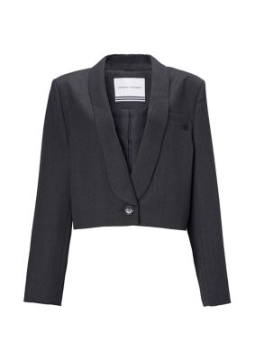 WOOL SHORT JACKET | BORDERS at BALCONY (Women 