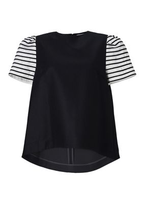 ＢＯＲＤＥＲ ＨＡＬＦＳＬＥＥＶＥ ＴＯＰ | BORDERS at BALCONY (Women)/ボーダーズアットバルコニー |  三越伊勢丹オンラインストア・通販【公式】