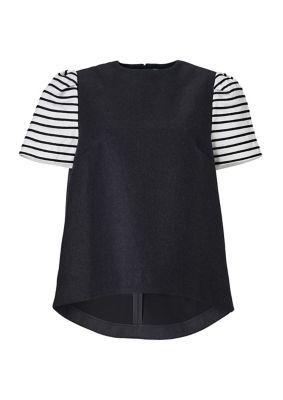 BORDER HALFSLEEVE TOP | BORDERS at BALCONY 