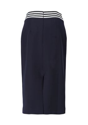 TWILL PENCIL SKIRT | BORDERS at BALCONY (Women