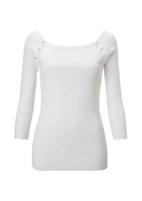 ＰＥＡＲＬ　ＯＦＦ　ＳＨＯＵＬＤＥＲ　ＴＯＰ　ＢＤ２４１１－１Ｂ－２４