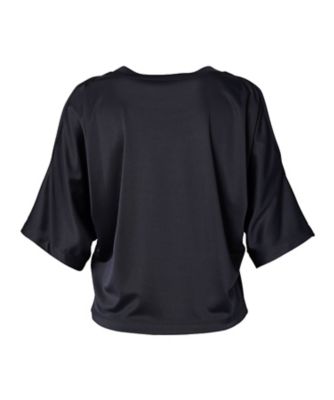 美品✨ボーダーズアットバルコニ　ASYMMETRIC TEE ボーダー　黒　36 ASYMMETRIC TEE | BORDERS at BALCONY (Women