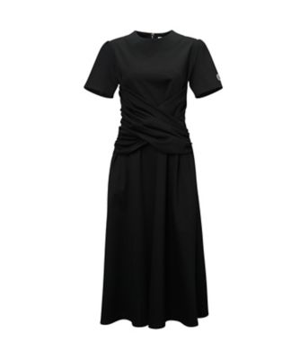 BORDERS at BALCONY (Women)/ボーダーズアットバルコニー ＦＲＯＮＴ　ＣＲＯＳＳ　ＴＥＥ　ＤＲＥＳＳ　ＢＤ２５１１ー２Ｋー２０