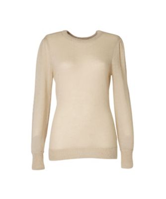 ＜BORDERS at BALCONY (Women)＞ＢＯＲＤＥＲ　ＰＡＴＣＨ　ＫＮＩＴ　ＢＤ２５２１ー１Ｂー２９