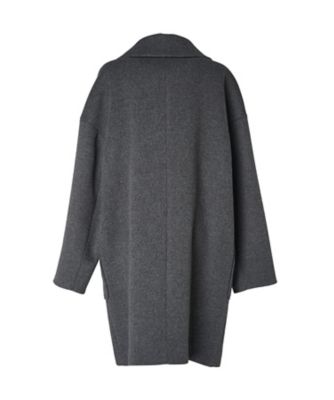 極美品♡ ボーダーズアットバルコニー　ベスト　フード付き　チャコールグレー　36 極美品♡ ボーダーズアットバルコニー ベスト フード付き