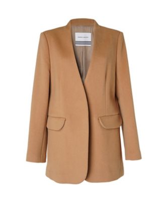 ＜BORDERS at BALCONY (Women)＞ＷＯＯＬ　ＪＡＣＫＥＴ　ＢＤ２５２１ー３Ｂー３３