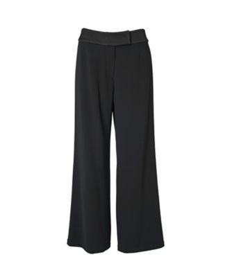 ＜BORDERS at BALCONY (Women)＞ＢＡＣＫ　ＳＡＴＩＮ　ＰＡＮＴＳ　ＢＤ２５２１ー３Ｇー２６