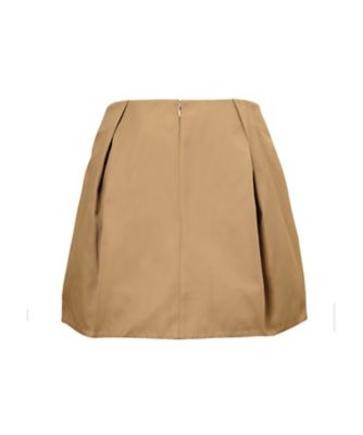 23年ボーダーズアットバルコニー MEMORY SATIN MINI SKIRT MEMORY SATIN MINI SKIRT BD2521ー
