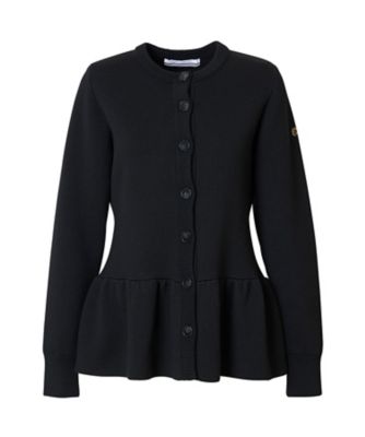 ＜BORDERS at BALCONY (Women)＞ＰＥＰＬＵＭ　ＫＮＩＴ　ＣＡＲＤＩＧＡＮ　ＢＤ２５２１Ｂー１Ａー４１