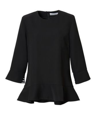＜BORDERS at BALCONY (Women)＞ＰＥＰＬＵＭ　ＦＬＡＲＥ　ＢＬＯＵＳＥ　ＢＤ２５２１Ｂー３Ｃー３７