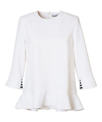 PEPLUM FLARE BLOUSE BD2521Bー3Cー37