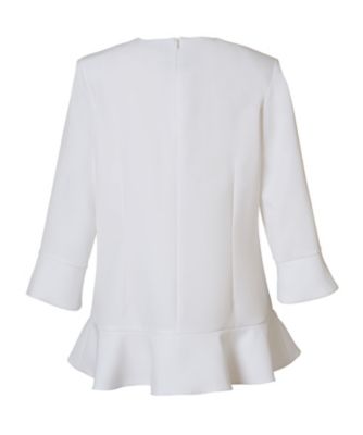PEPLUM FLARE BLOUSE BD2521Bー3Cー37