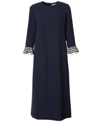 RUFFLE SLEEVES DRESS BD2521Bー3Eー39