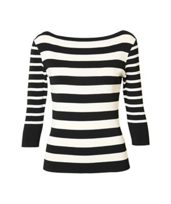 BOATNECK KNIT BD2611ー1Bー01 | BORDERS at