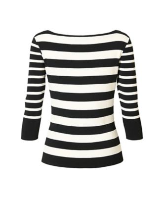 BOATNECK KNIT BD2611ー1Bー01 | BORDERS at