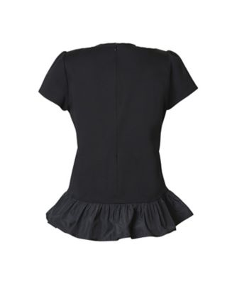 予約販売】6月中旬以降お届け BASIC PEPLUM TEE