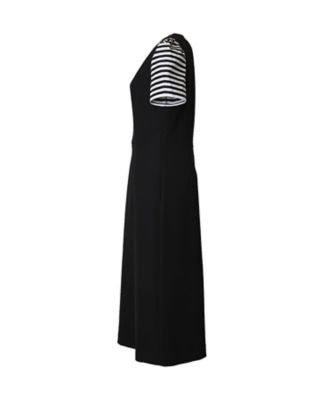 BORDER SLEEVES DRESS BD2611ー3Eー09