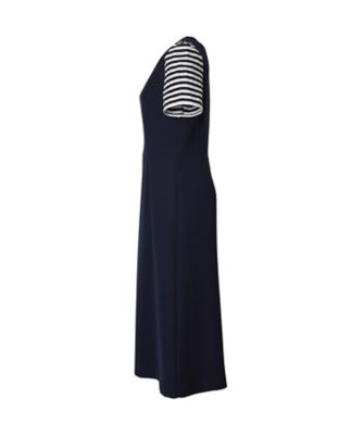 BORDER SLEEVES DRESS BD2611ー3Eー09