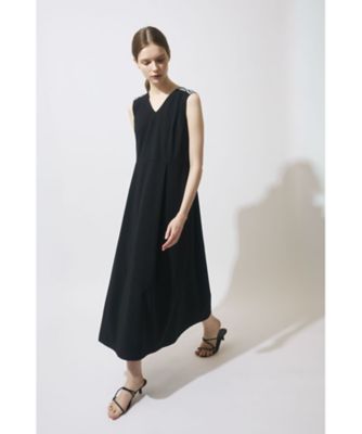 BORDER SLEEVELESS DRESS BD2611ー3Eー