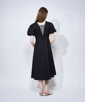 BACK BORDER DRESS BD2611ー3Eー32