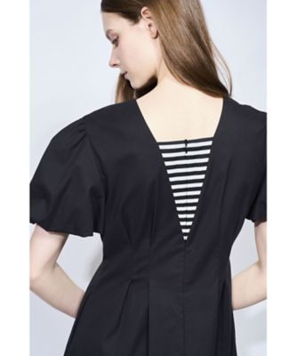 BACK BORDER DRESS BD2611ー3Eー32