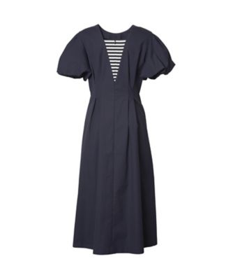 BACK BORDER DRESS BD2611ー3Eー32