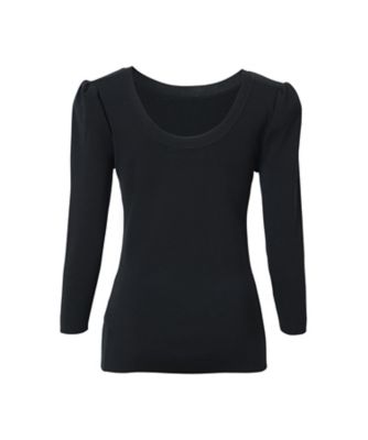 ボーダーズアットバルコニー カットソー 36 BACK OPEN KNIT BD2621ー1Bー18 | BORDERS at
