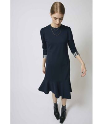 PEPLUM DRESS BD2621ー2Kー29 | BORDERS at