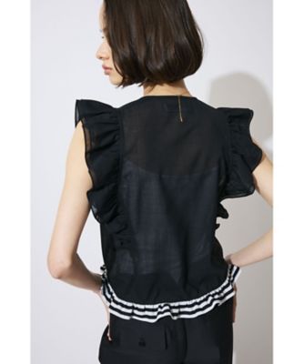 FRILL SHEER SHIRT BD2621ー3Cー02