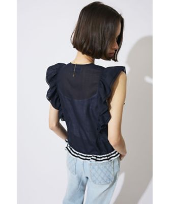 FRILL SHEER SHIRT BD2621ー3Cー02