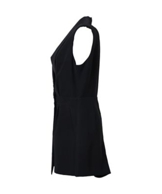 SHAWL COLLAR SHORT JUMPSUIT BD2621ー
