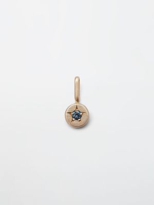 ＜talkative (Women)＞ＢＩＲＴＨ　ＳＴＯＮＥ　ＳＴＡＲ　Ｐｅｎｄａｎｔ　Ｔｏｐ　１１　Ｂｌｕｅ　Ｔｏｐａｚ