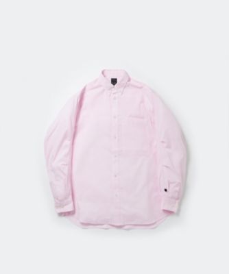 ＜三越伊勢丹/公式＞ DAIWA PIER39 (Men)/ダイワ ピア39 シャツ TECH BUTTON DOWN SHIRTS L／S STRIPE BE-80024 PINK トップス【三越伊勢丹/公式】