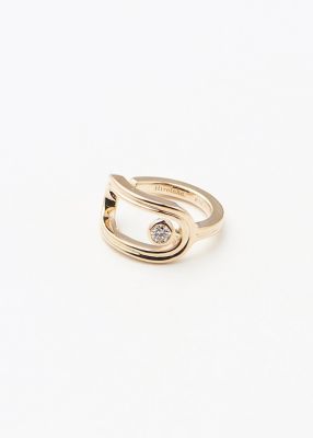 ＜Hirotaka (Women)＞Ｂｅｌｕｇａ　Ｏｂｌｏｎｇ　Ｄｉａｍｏｎｄ　Ｅａｒ　Ｃｕｆｆ