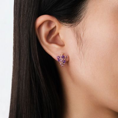 ピノ ノワールピアス ※シングル BMEAGRP | Bijou de M (Women
