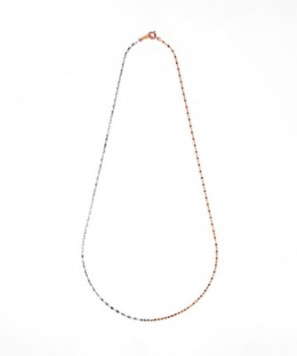 ｖｉｃｔｏｒｉａ　ｄｏｕｂｌｅ　ｎｅｃｋｌａｃｅ　ｐｉｎｋｇｏｌｄ×ｗｈｉｔｅｇｏｌｄ　ＢＯＢ１３７