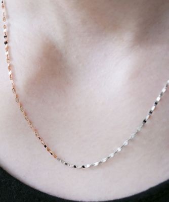 ｖｉｃｔｏｒｉａ　ｄｏｕｂｌｅ　ｎｅｃｋｌａｃｅ　ｐｉｎｋｇｏｌｄ×ｗｈｉｔｅｇｏｌｄ　ＢＯＢ１３７